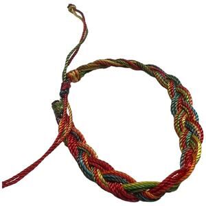 Braided Multicolor Rope Bracelet